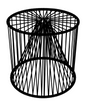 Black Barrel Acapulco Table