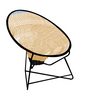 Beige Orchid Acapulco Chair