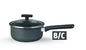 SAUCEPAN WITH GLASS LID · 14 cm (5.5 in) | 1 L (33.8 fl oz) · Black