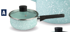 SAUCEPAN WITH GLASS LID · 16 cm (6.3 in) | 1.4 L (47.3 fl oz) · Mint Jade