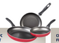 HABANA 3-PC FRY PAN SET · Habana Red