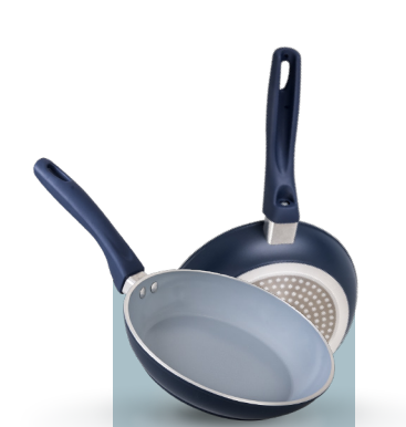 WELLNESS CERAMIC FRY PAN · 24 cm (9.4 in) · Blue