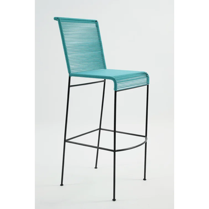 Tall Blue Acapulco Baresque Chair