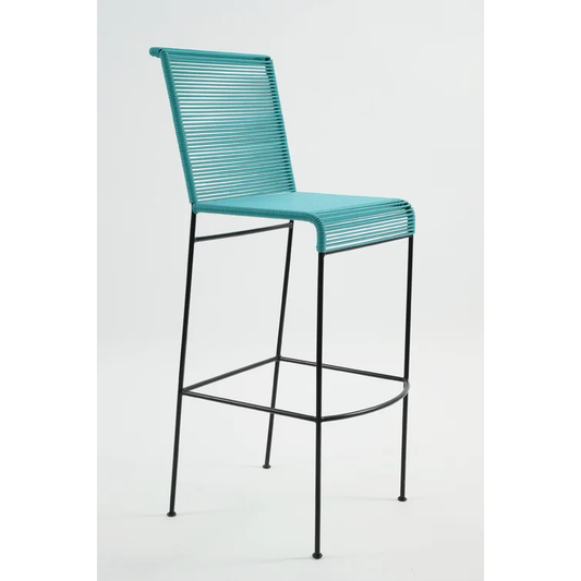 Tall Blue Acapulco Baresque Chair