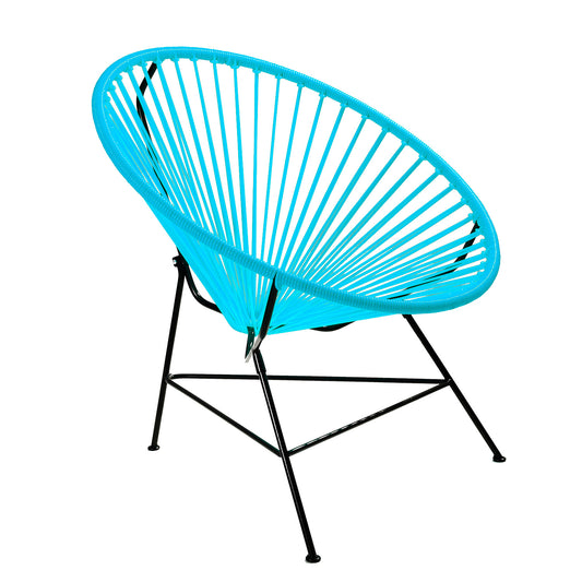 Cyan Flower Acapulco Chair
