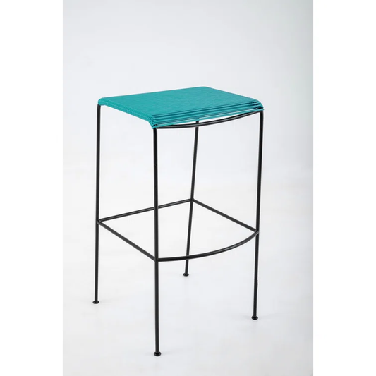 Tall Cyan Acapulco Monolith Stool