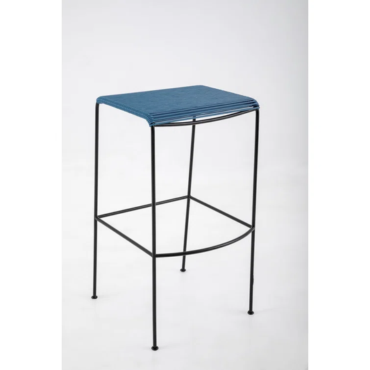 Tall Blue Acapulco Monolith Stool
