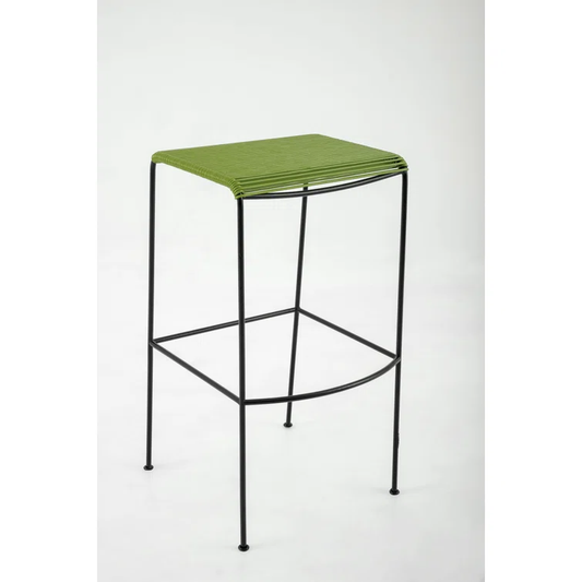 Tall Olive Green Acapulco Monolith Stool
